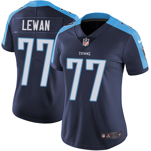 2019 Women Tennessee Titans #77 Lewan blue Nike Vapor Untouchable Limited NFL Jersey->women nfl jersey->Women Jersey